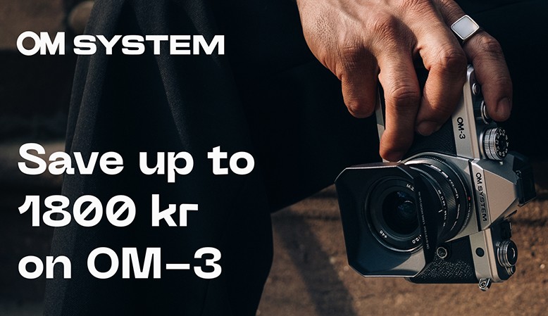 OM SYSTEM tilbyder en kontant rabat p&aring; OM-3